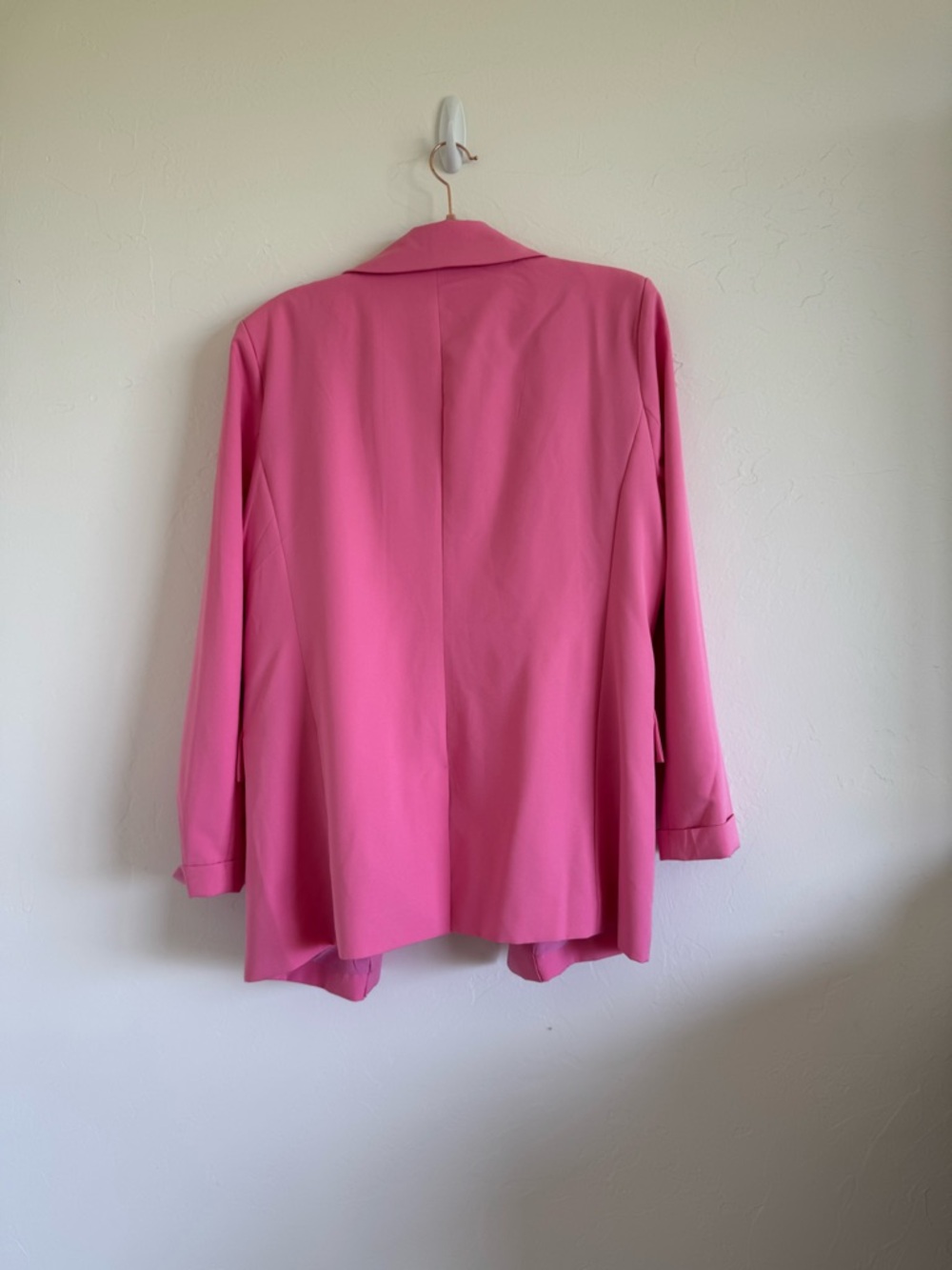 Pink Double-Breasted Women's Blazer Jacket NWOT - Picture 2 of 2